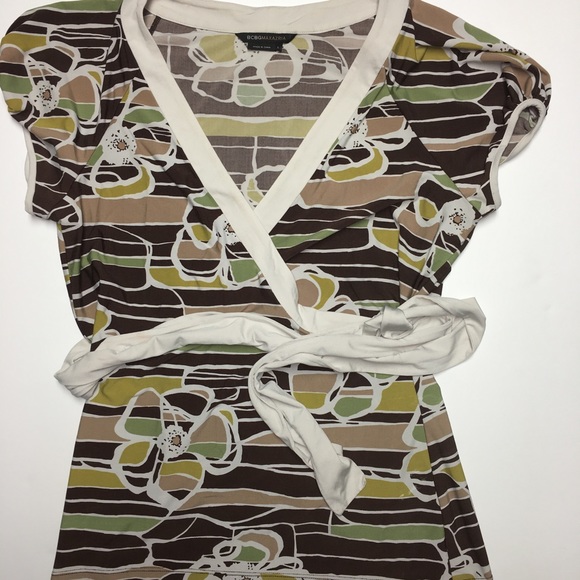 MCMG Maxazria Women's Brown/Green/Tan Large - Picture 6 of 6